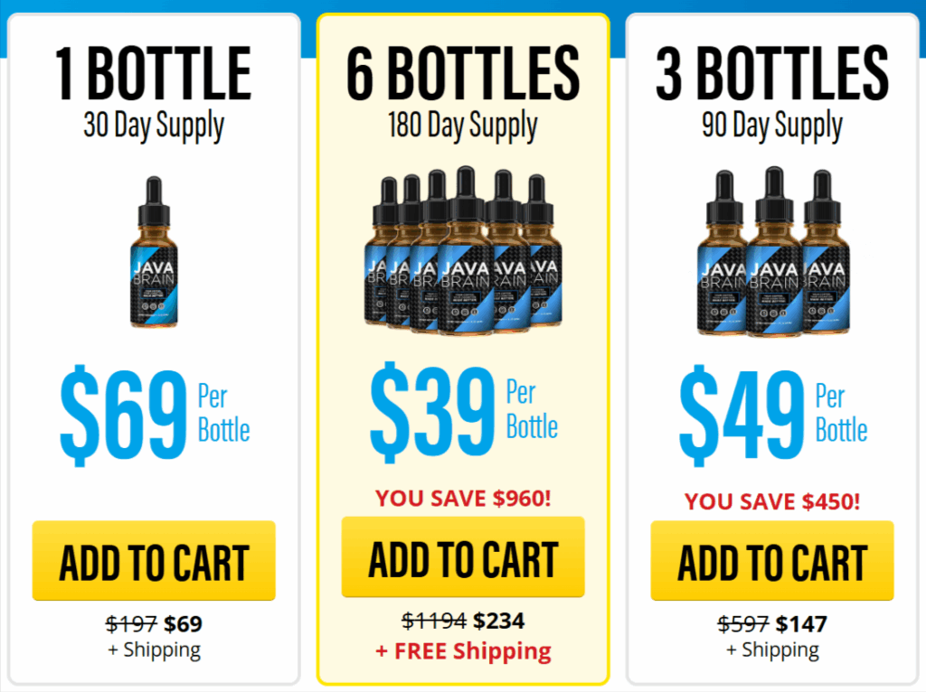 Java Brain Pricing