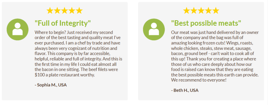 Wild Pastures Meat Subscription Box Customer